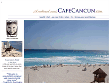 Tablet Screenshot of cafecancun.com